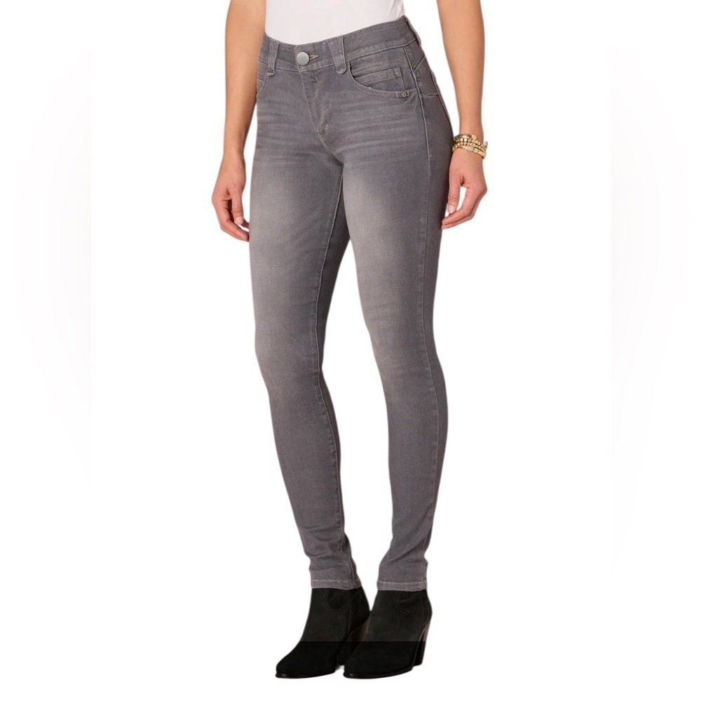 Democracy Women's Grey Skinny Jeans - Picture 2 of 11